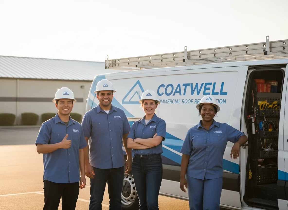 Commercial roof coating company in Braithwaite, LA